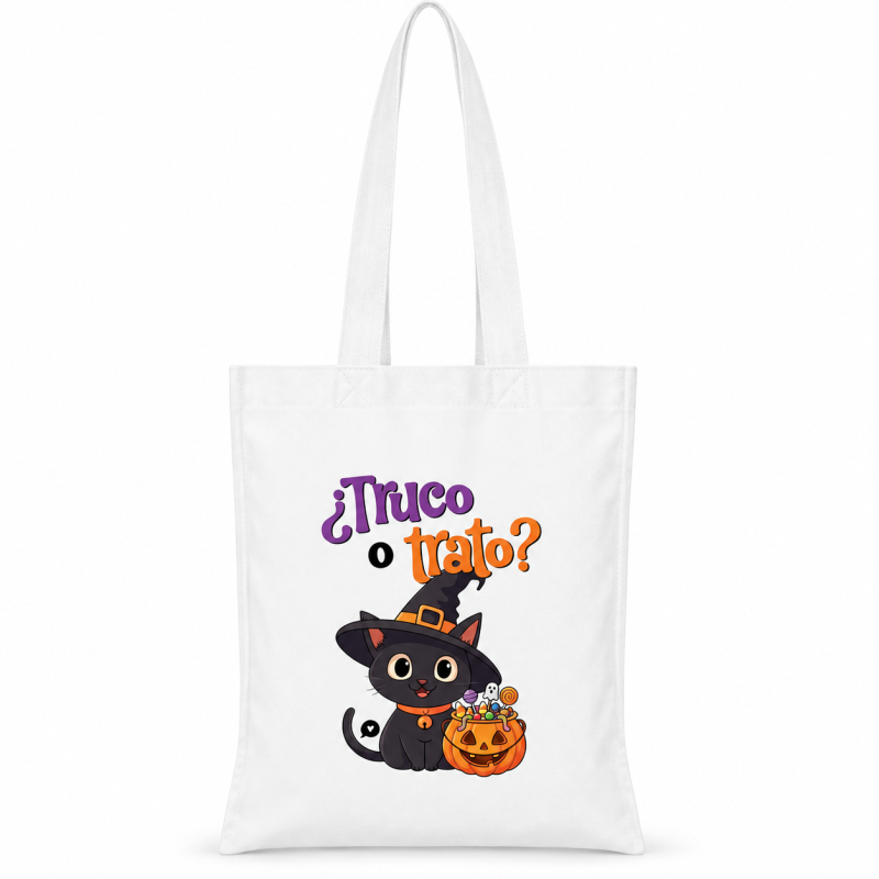 Bolsa De Tela Truco O Trato De Creative Story