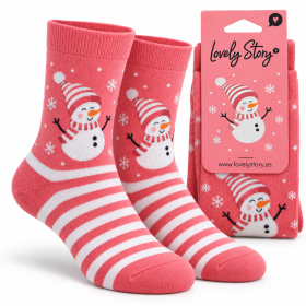 Calcetines Muñeco De Nieve Talla 30-35 De Creative Story