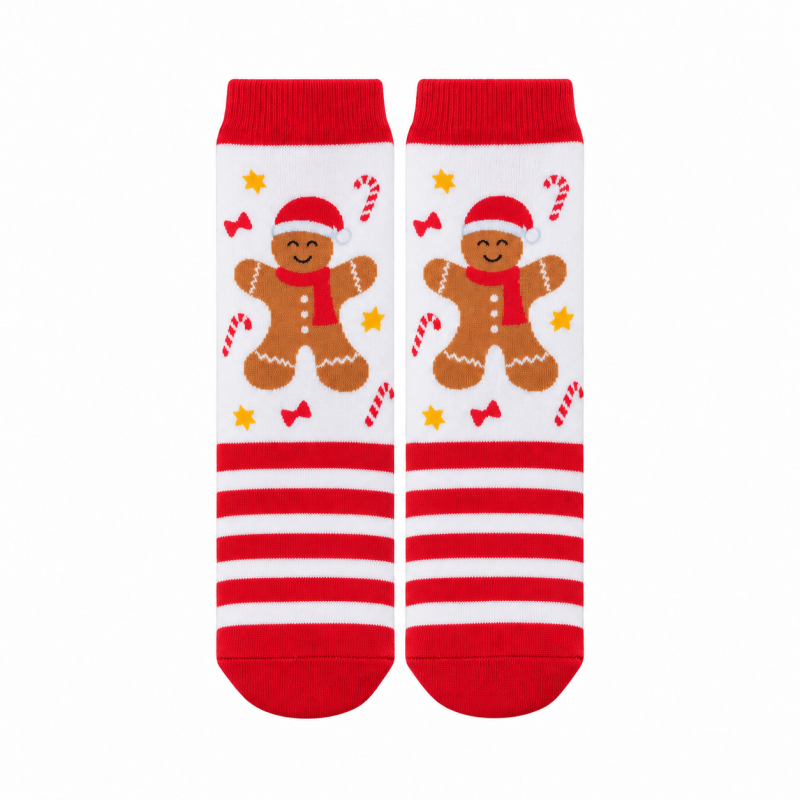Calcetines Navidad Galletas De Jengibre Talla 24-29