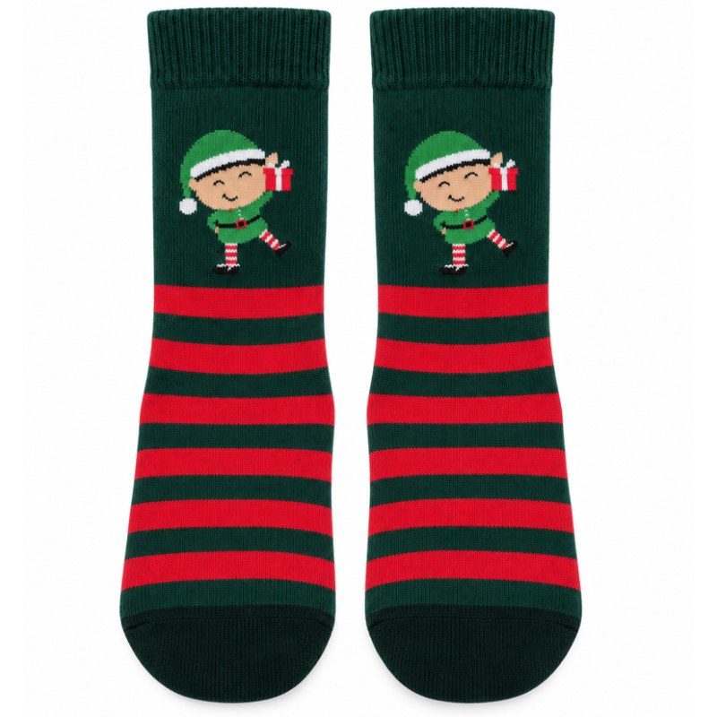 Calcetines Navidad Elfo Navideño Talla 24-29
