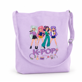 K-POP Bolsa De Tela Lila