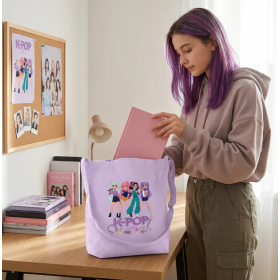 K-POP Bolsa De Tela Lila De Creative Story 2