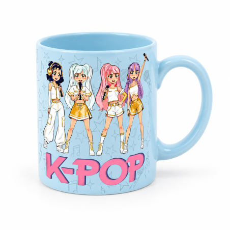 K-POP Taza Azul 300 Ml