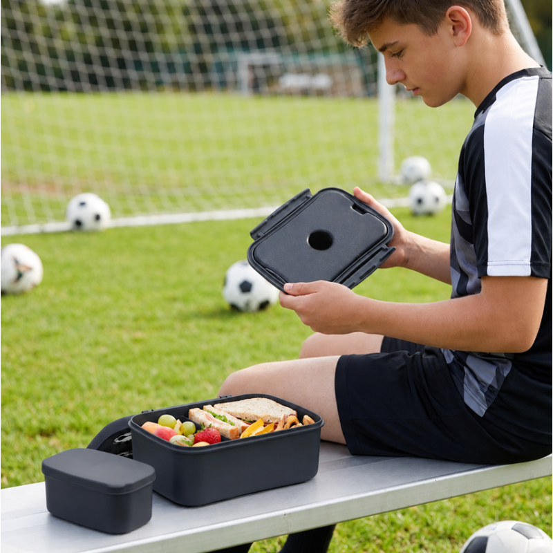 Fiambrera Hermética Día De Partido De Fútbol 900 Ml