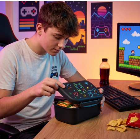 Fiambrera Hermética Videojuegos 900 Ml