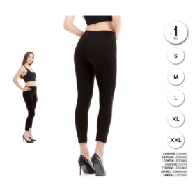 Leggings Negros de Adulto Talla L