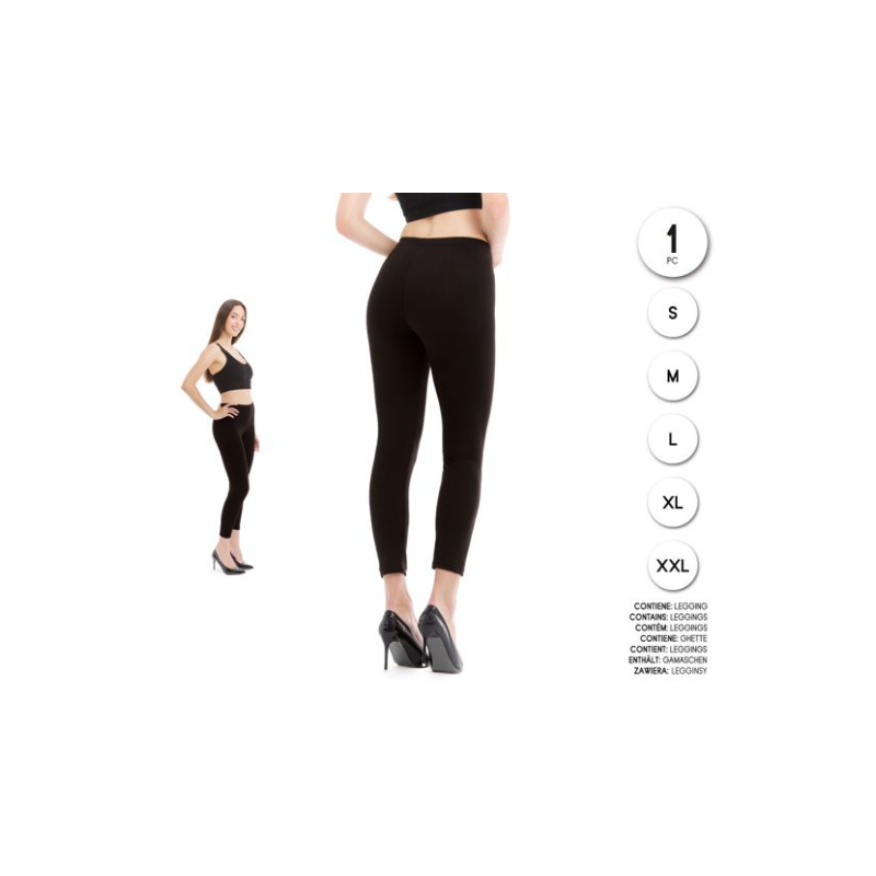 Leggings Negros de Adulto Talla L