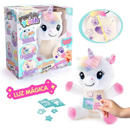 Decora Tu Peluche Unicornio Luz Mágica