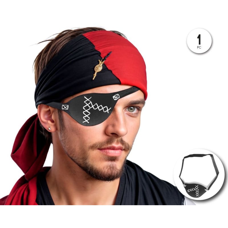 Parche Pirata Con Puntadas