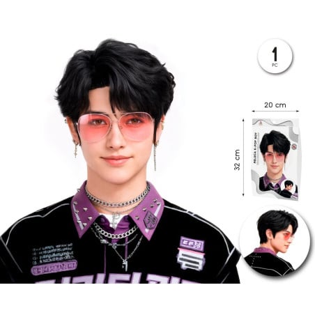 Peluca K-Pop Demon Boy