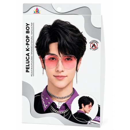 Peluca K-Pop Demon Boy