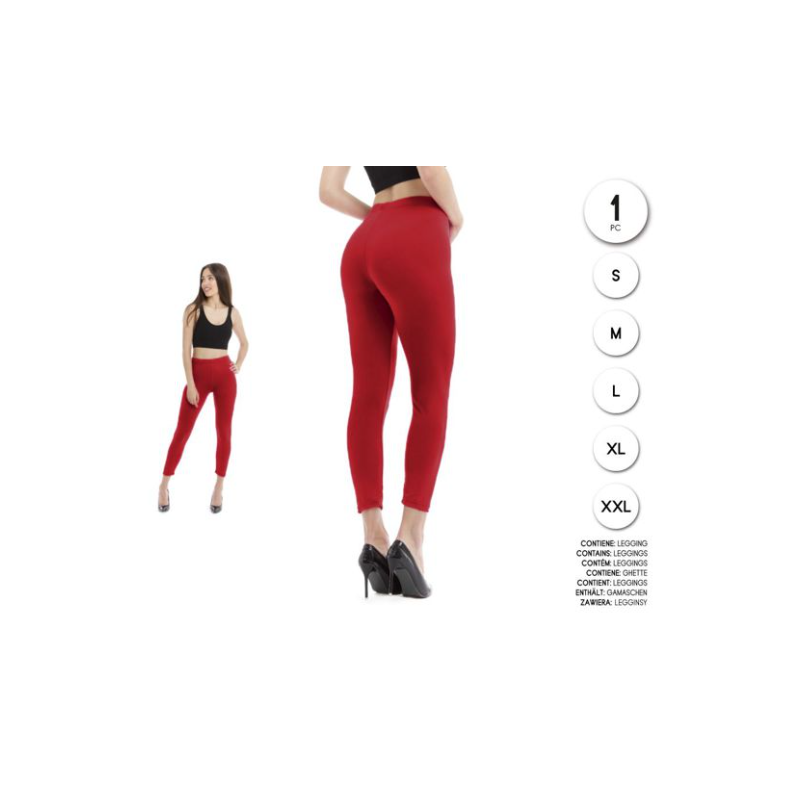 Leggings Rojos Adulto (M)