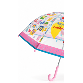 Paraguas Transparente Manual Peppa Pig 45 Cm De New Import 2