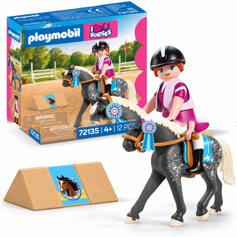 Playmobil Horses Salto De Obstáculos 72135 De Playmobil