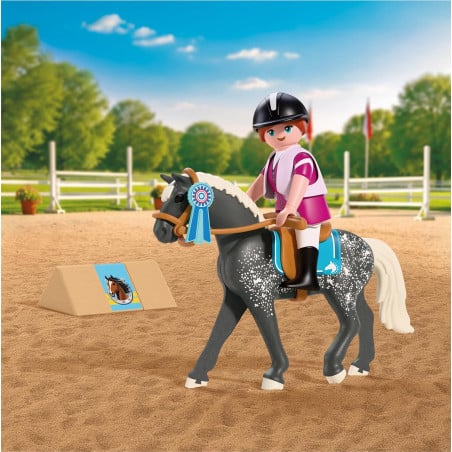 Playmobil Horses Of Waterfall Salto De Obstáculos 72135