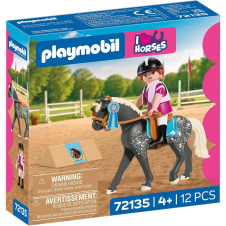 Playmobil Horses Of Waterfall Salto De Obstáculos 72135
