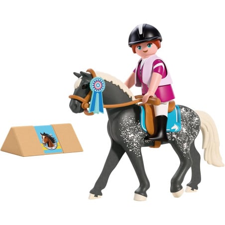 Playmobil Horses Of Waterfall Salto De Obstáculos 72135