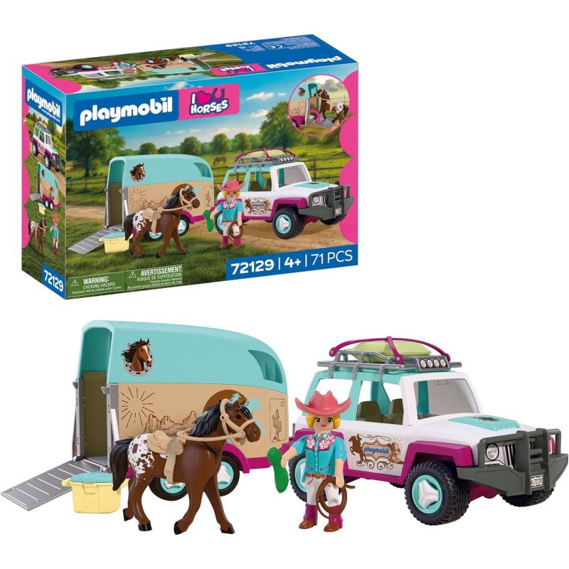Playmobil Horses Of Waterfall Salto De Obstáculos 72135