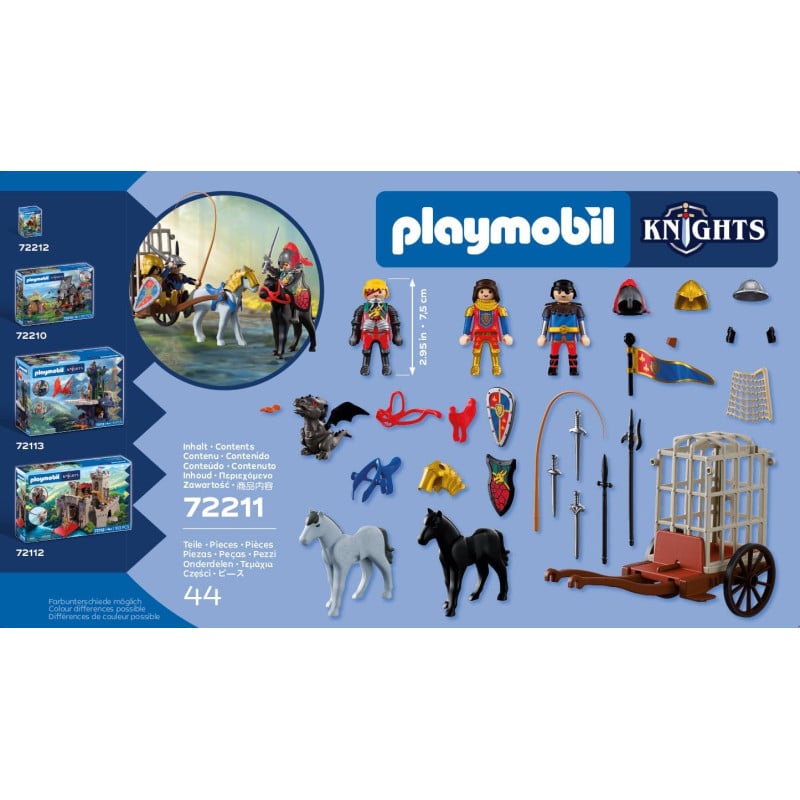 Playmobil Knights Rapto De Dragón 72211