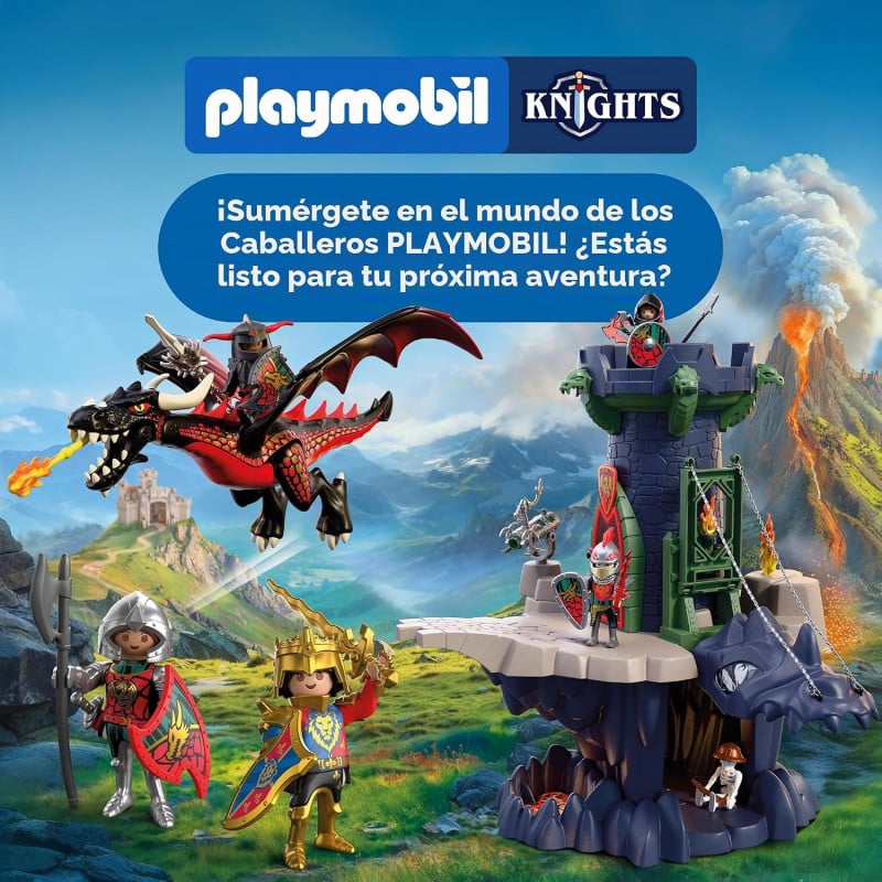 Playmobil Knights Rapto De Dragón 72211
