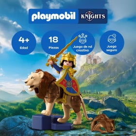 Playmobil Knights León Con Caballero Dorado 72212 De Playmobil 2