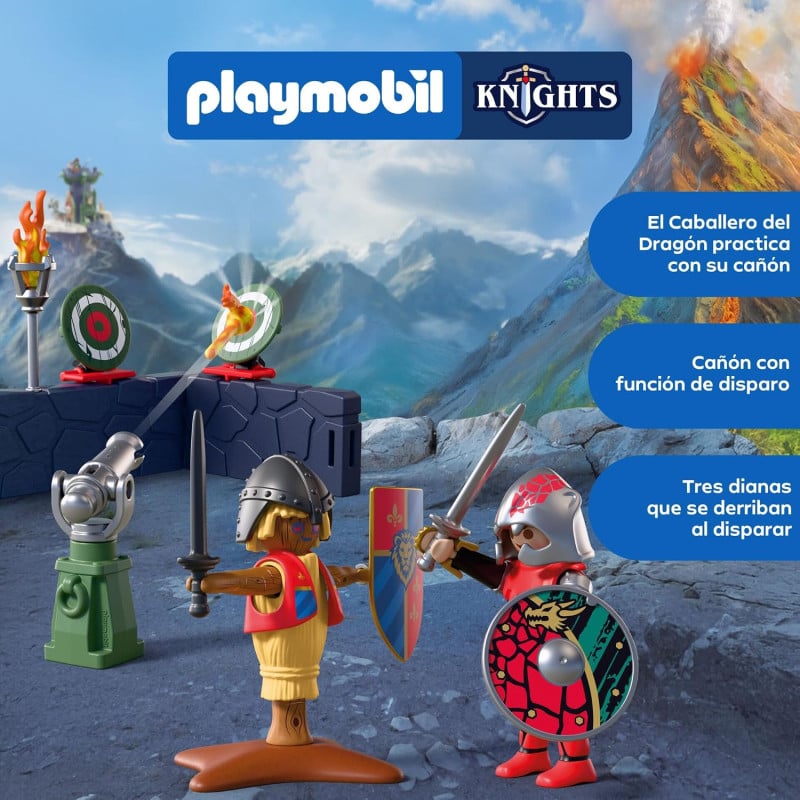 Playmobil Knights Entrenamiento De Combate De...