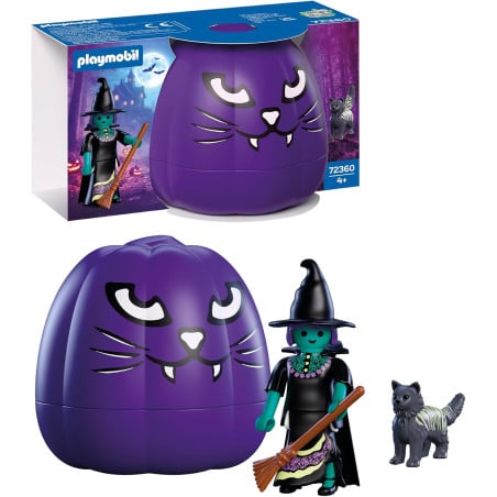 Playmobil Halloween Calabaza Bruja 72360 De Playmobil