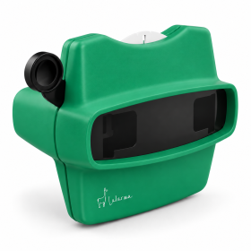Visor 3D Retro Lalarma Verde De Lallarma