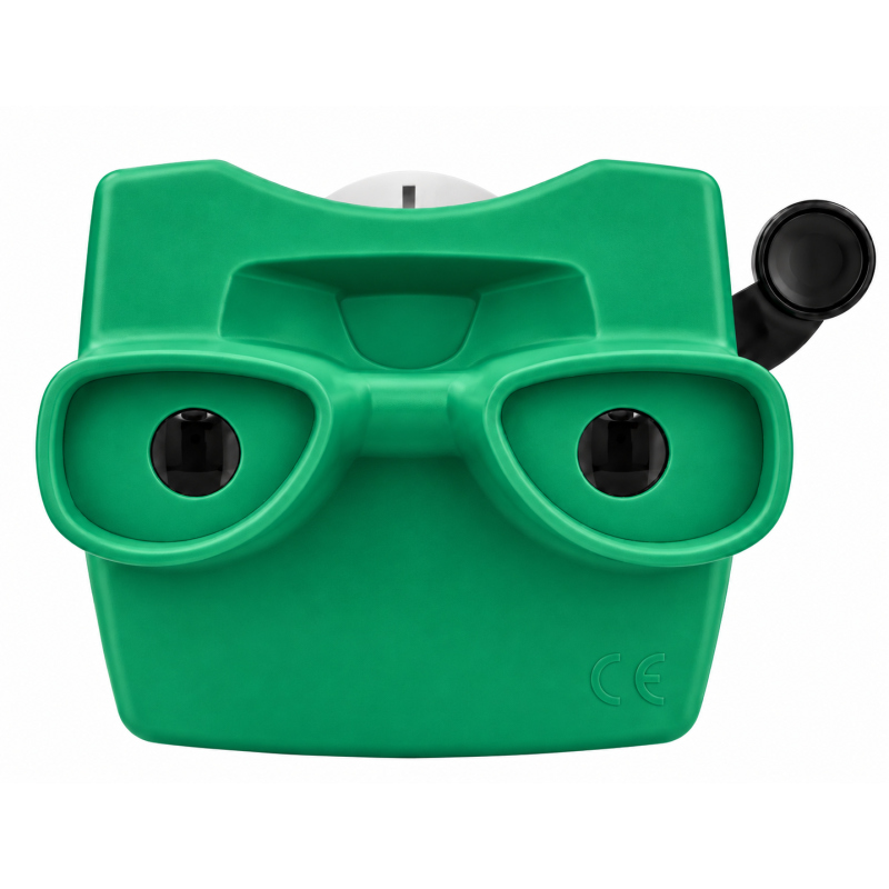 Visor 3D Retro Lalarma Verde