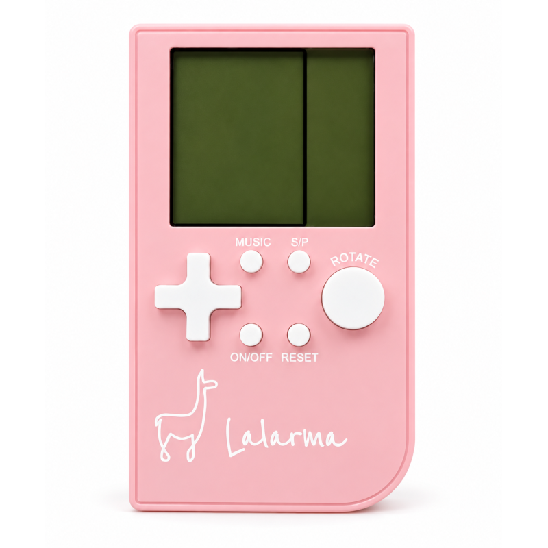 Consola Multijuegos De Bolsillo Retro Lalarma Rosa De Lallarma
