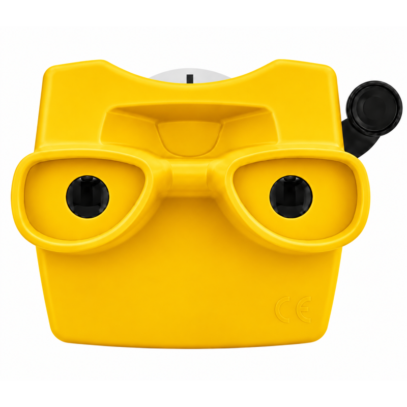 Visor 3D Retro Lalarma Amarillo
