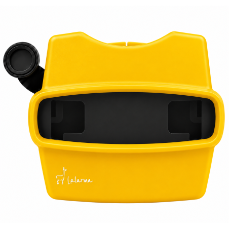 Visor 3D Retro Lalarma Amarillo