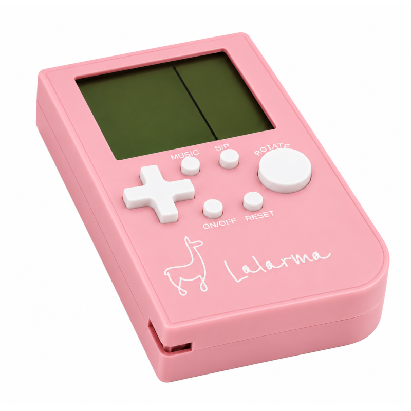 Consola Multijuegos De Bolsillo Retro Lalarma Rosa