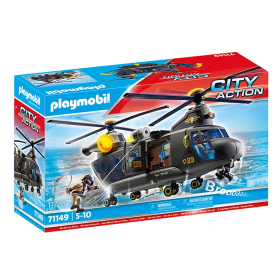 Playmobil Fuerzas Especiales Helicóptero Banana 71149