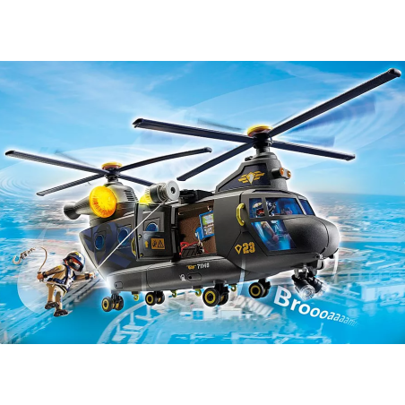 Playmobil Fuerzas Especiales Helicóptero Banana 71149