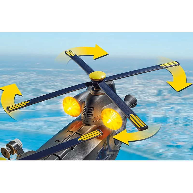 Playmobil Fuerzas Especiales Helicóptero Banana...