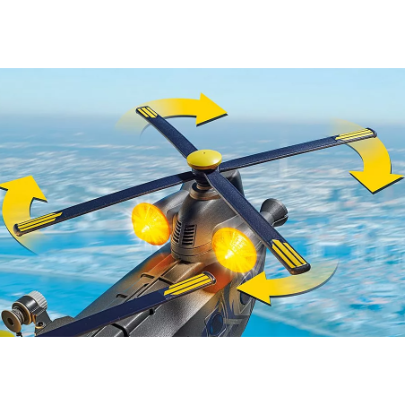 Playmobil Fuerzas Especiales Helicóptero Banana 71149