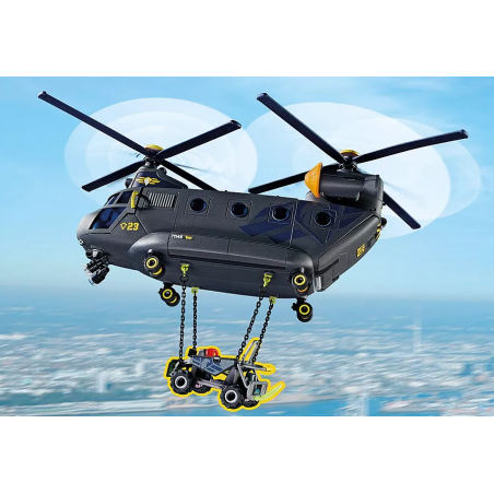Playmobil Fuerzas Especiales Helicóptero Banana 71149