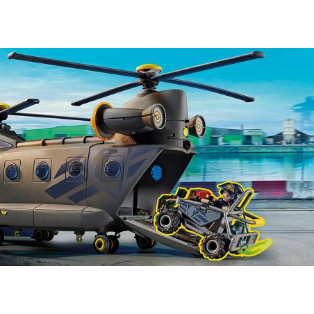 Playmobil Fuerzas Especiales Helicóptero Banana 71149