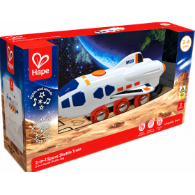 Hape Transbordador Espacial de Doble Modo con Luces y Sonidos
