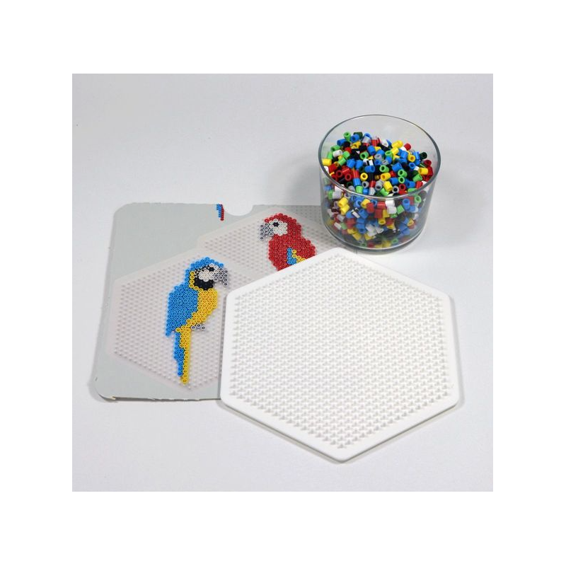 Hama Beads Midi 1100 Piezas + Placa + Papel