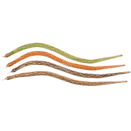 Serpiente De Madera 50 cm 4 Colores