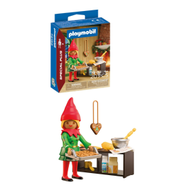 Playmobil Christmas Elfo Navideño Con Galletitas 72152 De Playmobil