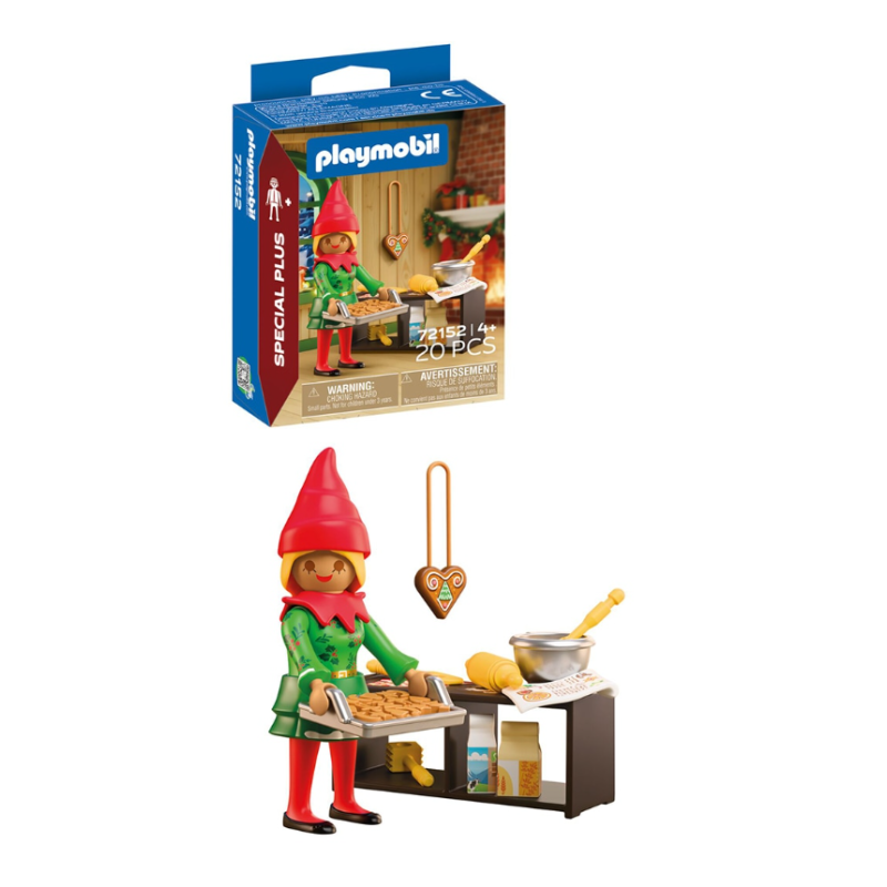 Playmobil Christmas Elfo Navideño Con Galletitas 72152 De Playmobil