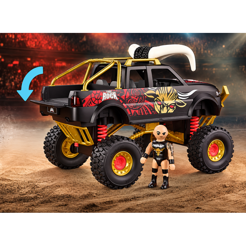 Playmobil WWE The Rock Monster Truck 71955