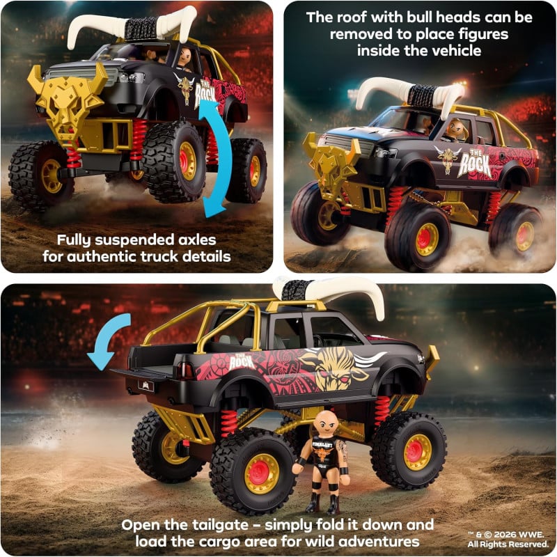 Playmobil WWE The Rock Monster Truck 71955