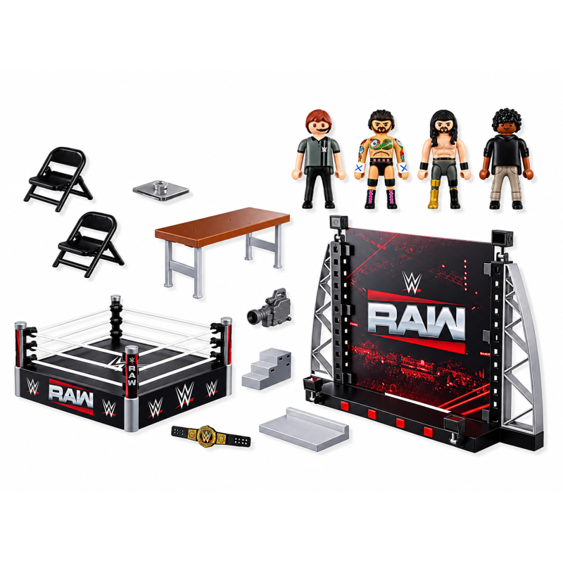 Playmobil WWE Set De Coleccionista Ring RAW 71956