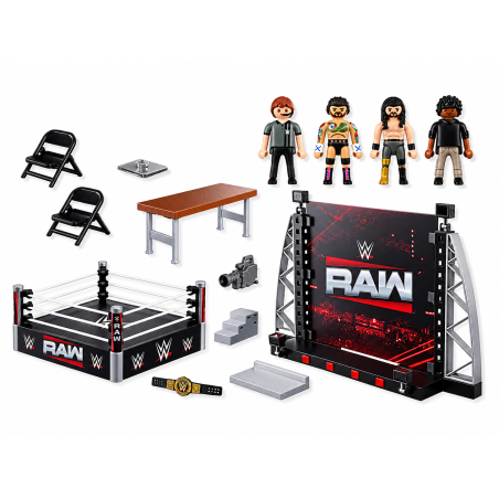 Playmobil WWE Set De Coleccionista Ring RAW 71956