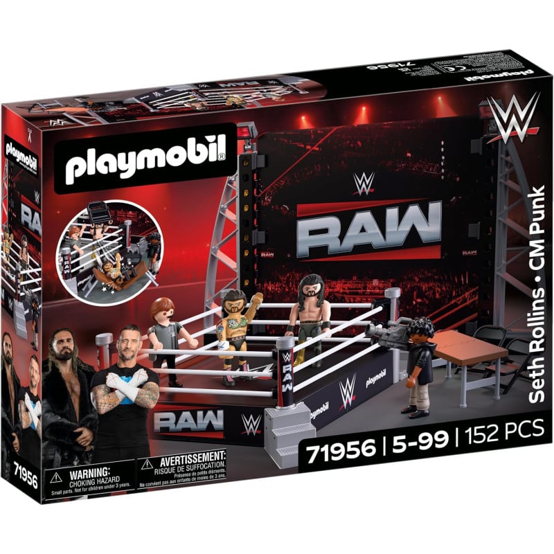Playmobil WWE Set De Coleccionista Ring RAW 71956