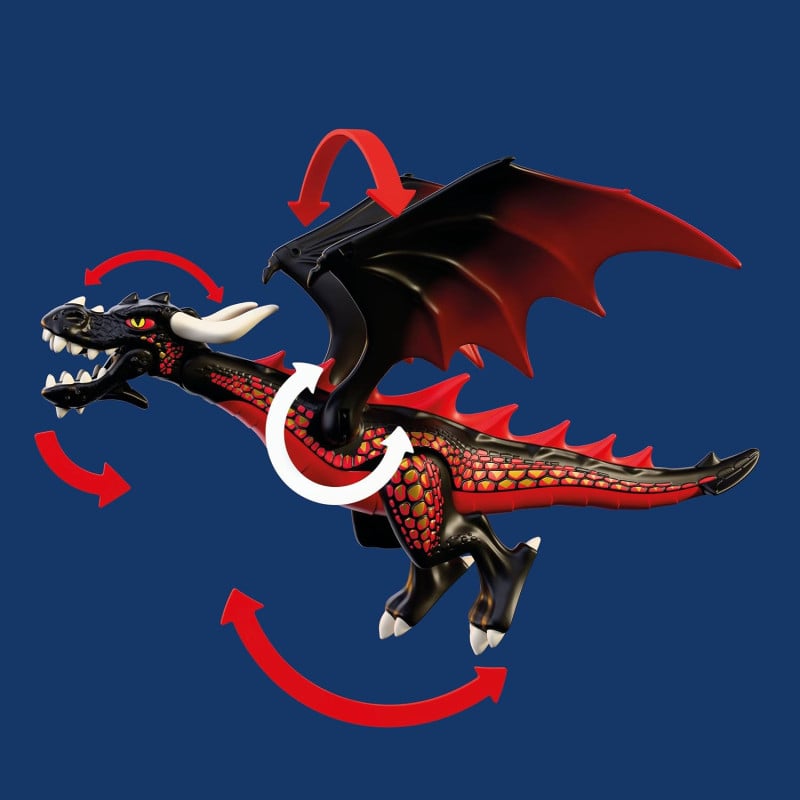 Playmobil Knights Dragón Negro 72114